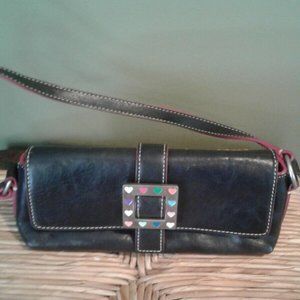 Dooney & Bourke Hearts Leather Mini Bag